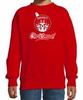 Rendier rendierbal sweater rendier pak merry christmas rood kinderen