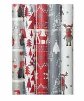 X rendier inpakpapier noorse prints bij 10175021